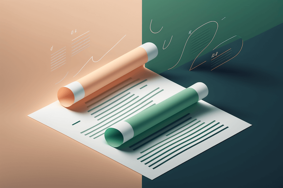 abstract illustration of a non-disclosure agreement