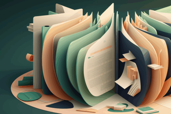 ai generated image of ai for contract management