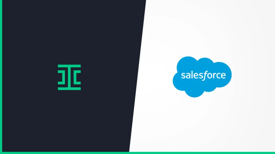 title card for ironclad and salesforce integration demo video
