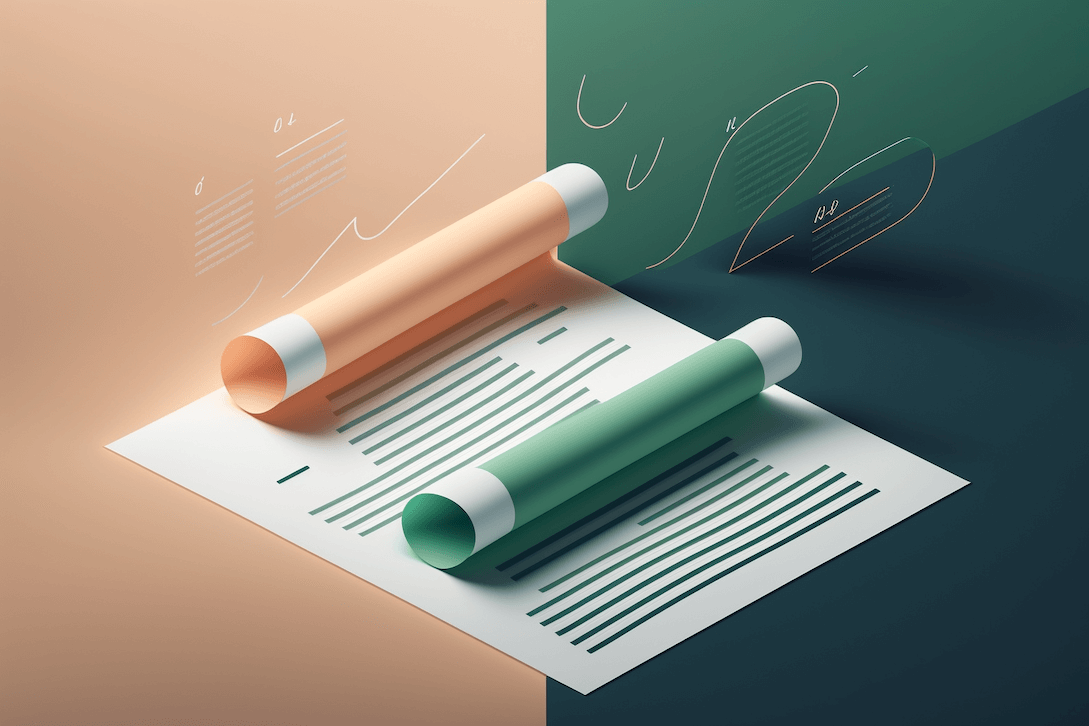 abstract representation of buy-side and sell-side contracts