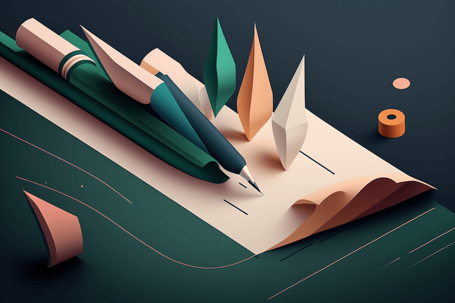 illustration of electronic signature